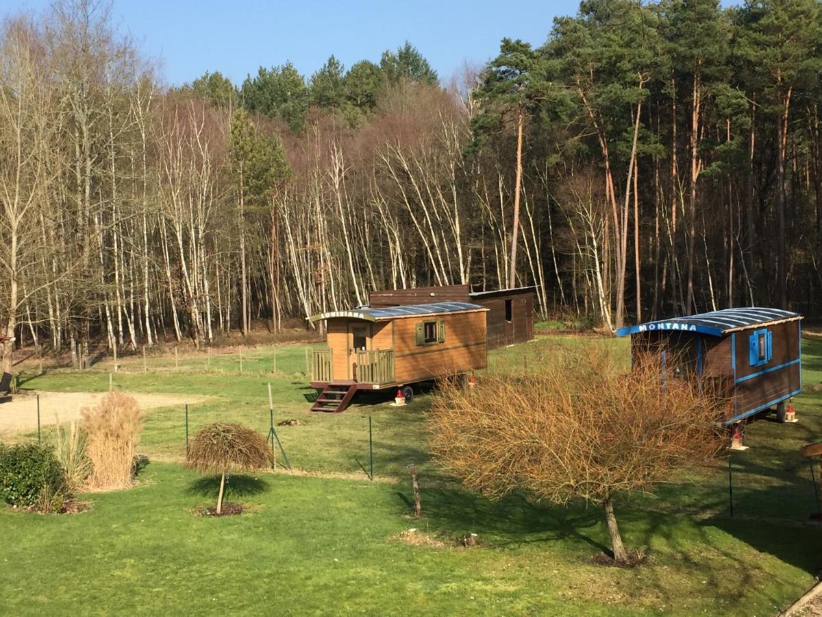 Rougeou Roulottes Du Chalet Des Pins المظهر الخارجي الصورة