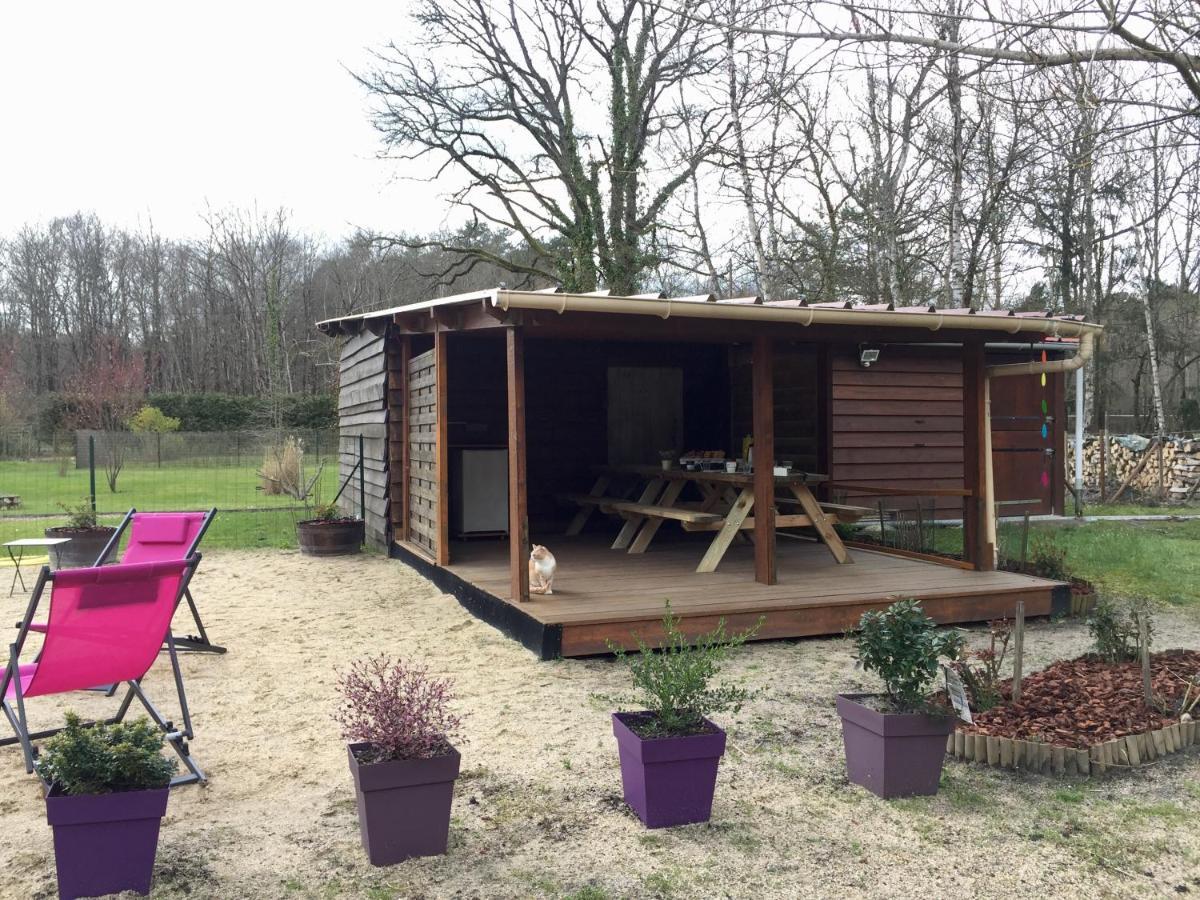 Rougeou Roulottes Du Chalet Des Pins المظهر الخارجي الصورة
