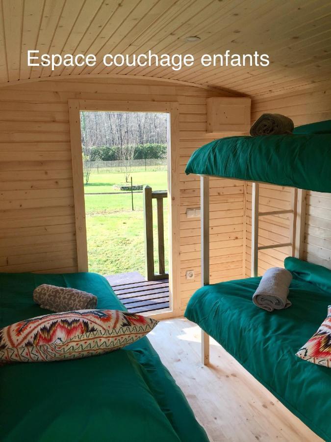 Rougeou Roulottes Du Chalet Des Pins المظهر الخارجي الصورة